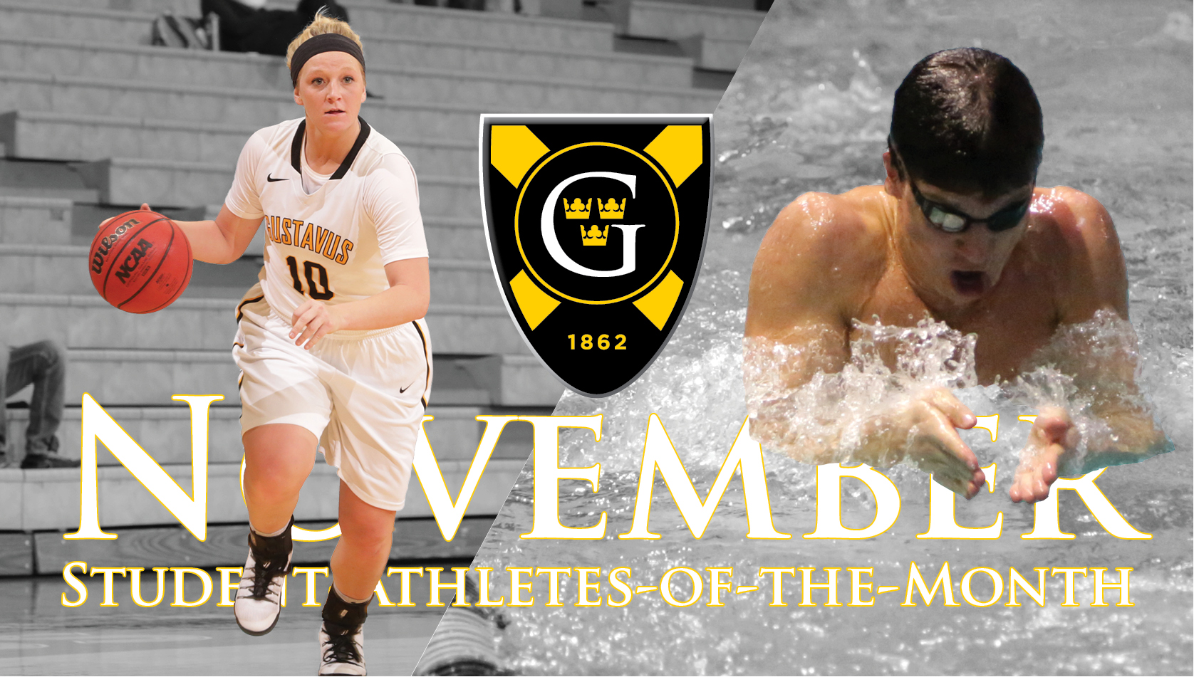 Miller, Sonnek Named November Student-Athletes-Of-The-Month