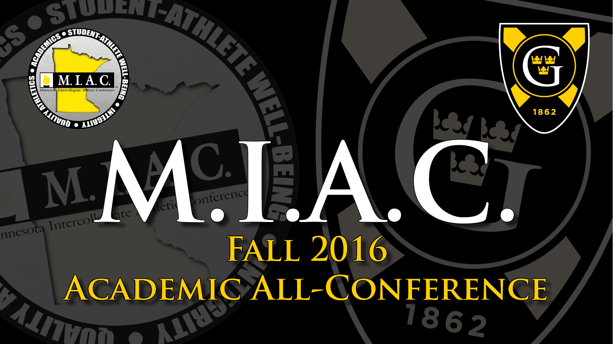 32 Gusties Named 2016 Fall MIAC Academic All-Conference