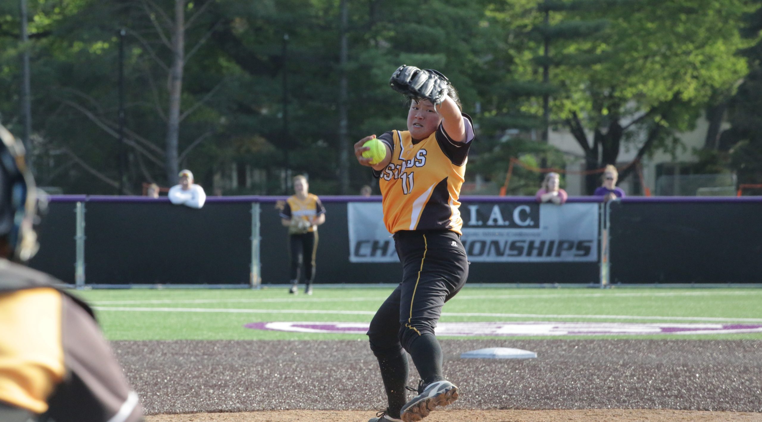 Gustavus Softball Earns Two Wins In Season Opening Doubleheader