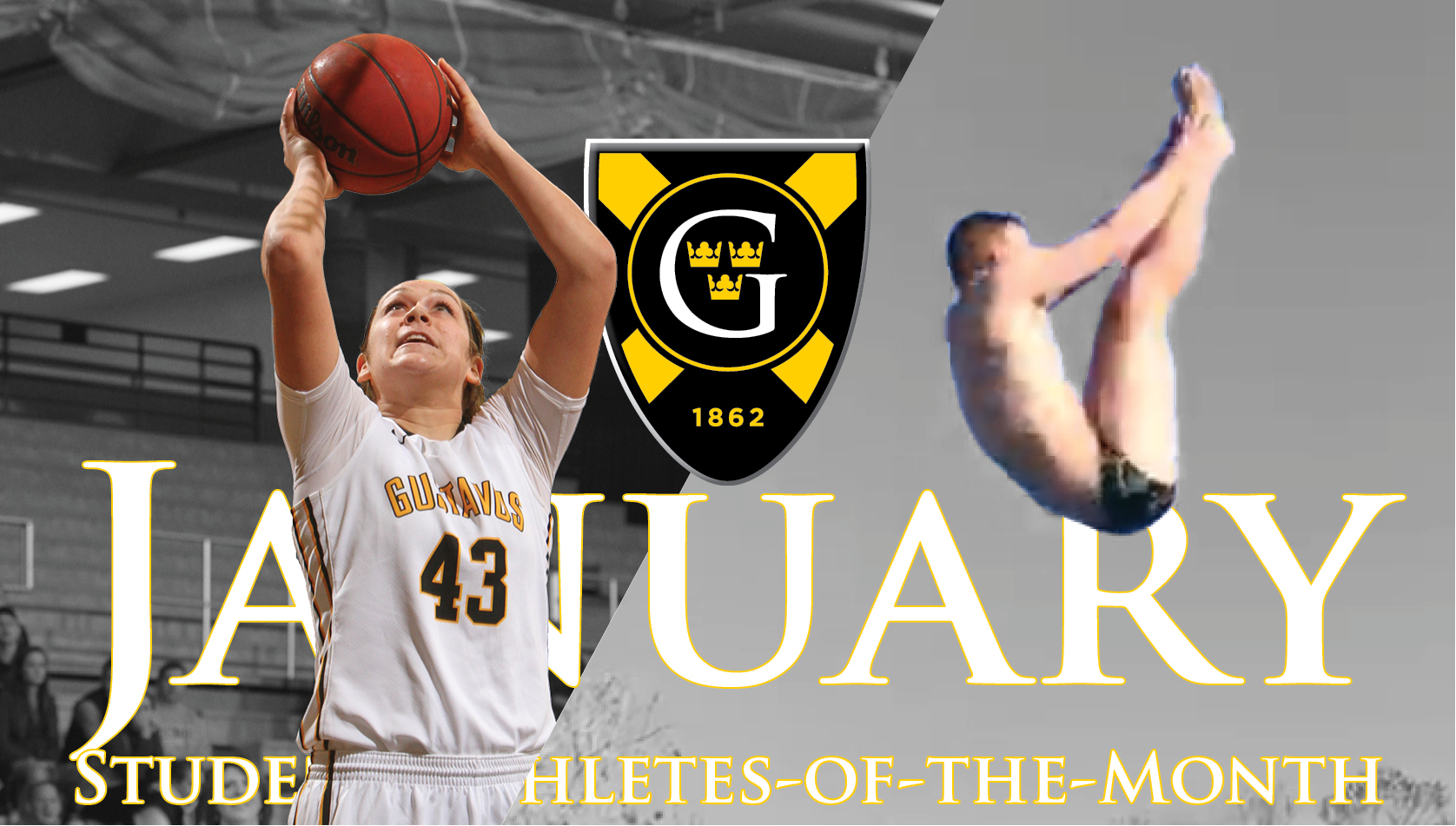 Rice, Bican Named January Student-Athletes-Of-The-Month