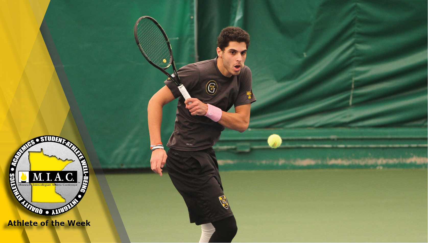 Alhouni Earns Second MIAC Men’s Tennis Athlete Of The Week Accolade