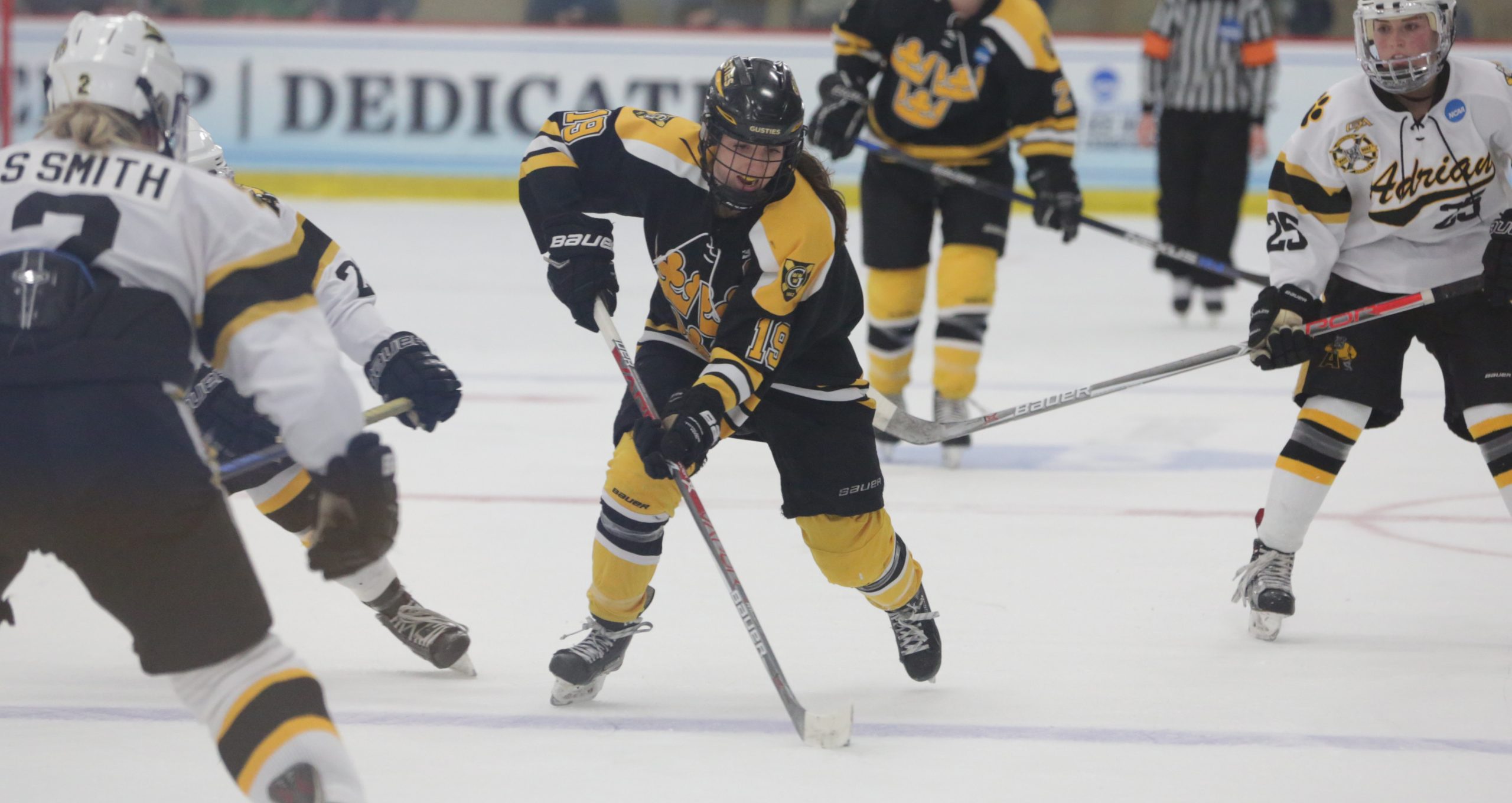 Special Teams Shine, But Women’s Hockey Falls 3-2 In Overtime To Adrian In NCAA Semifinal