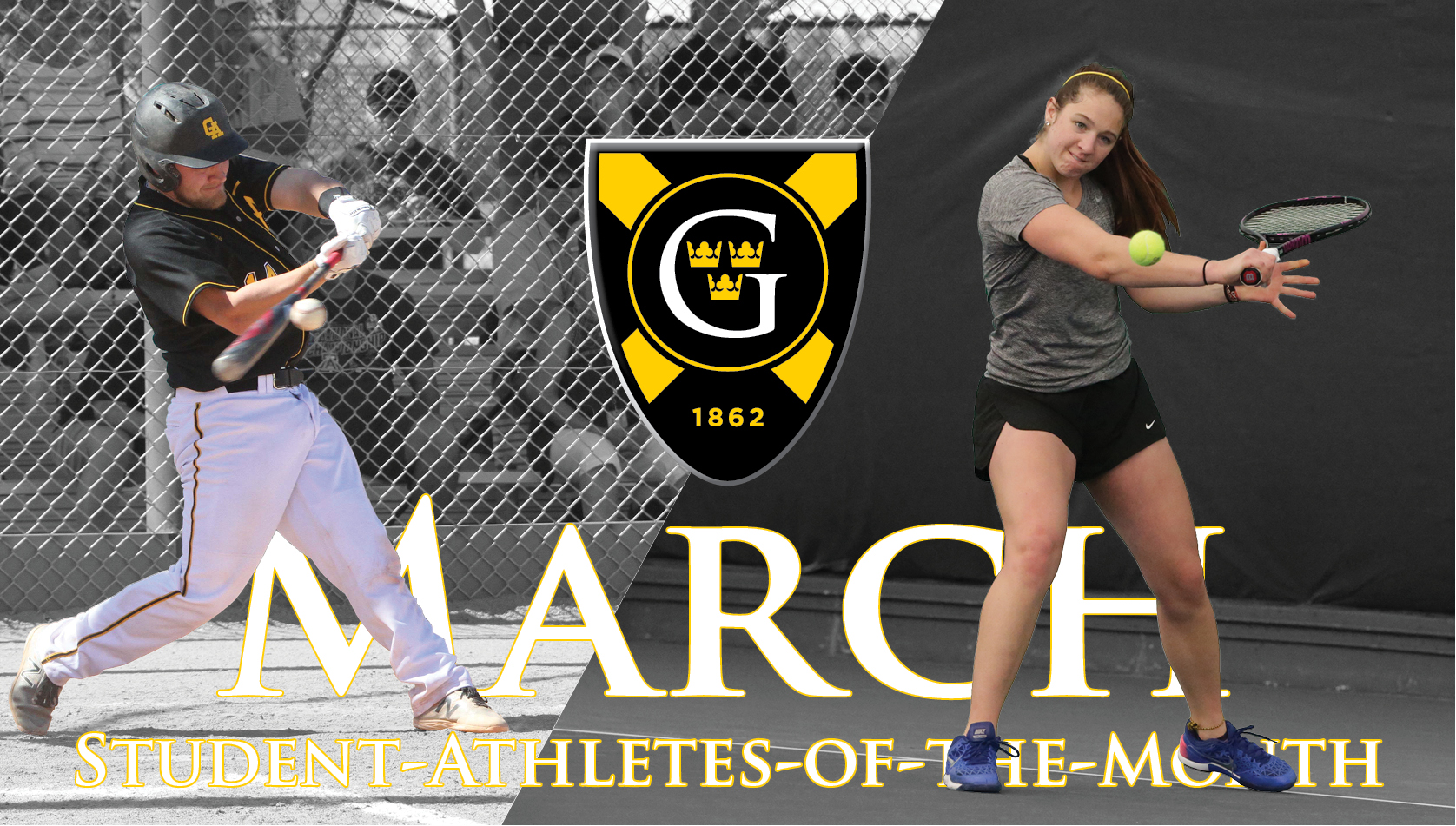 Aney, Lepel Named March Student-Athletes-Of-The-Month