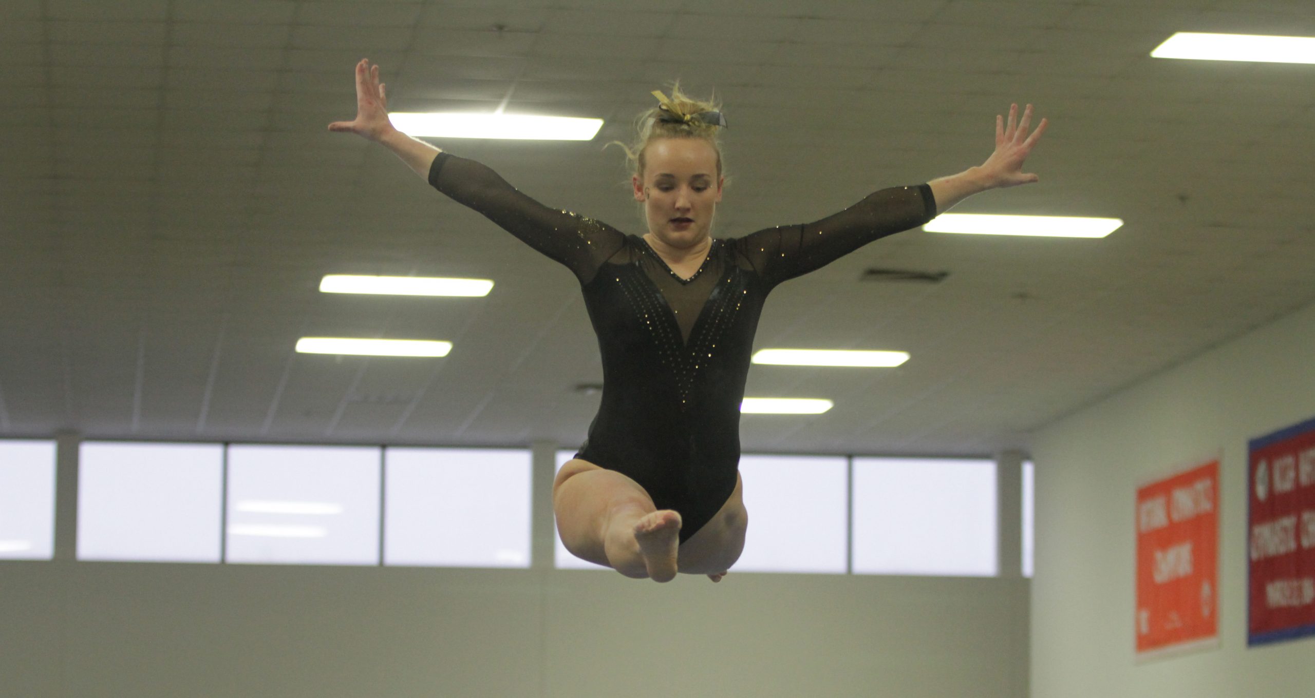 Gymnastics Drops Home Opener To UW-Eau Claire