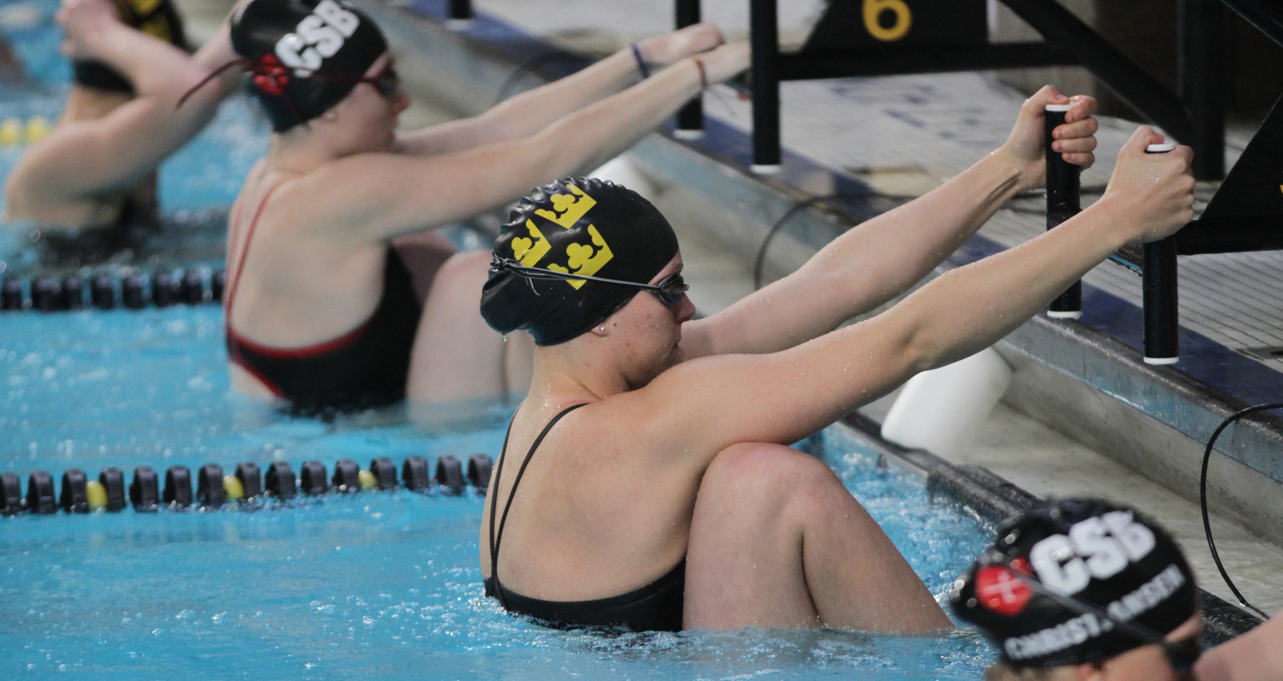 Women’s Swim & Dive Defeats Saint Ben’s 205-97 On Senior Day