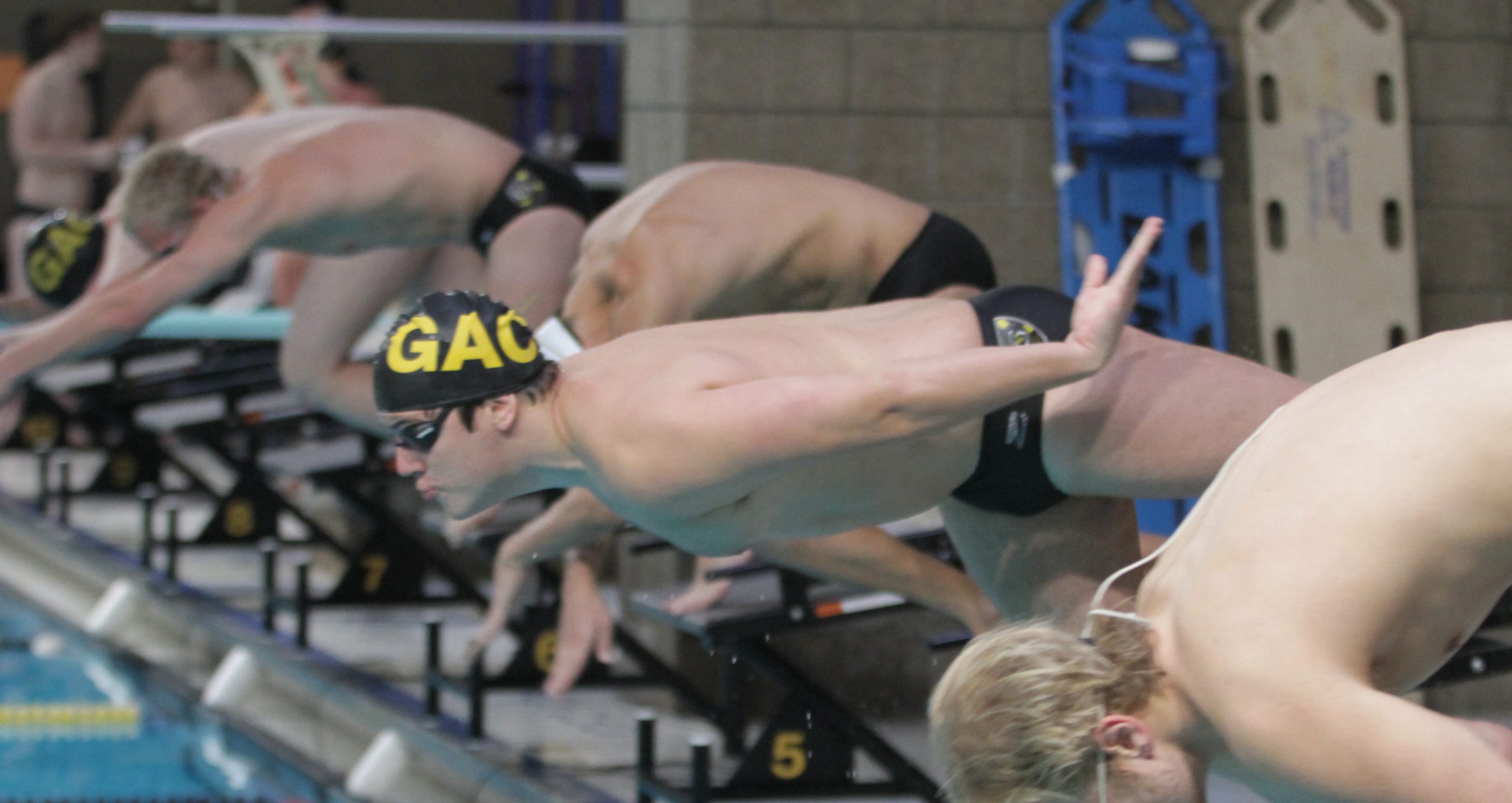 Men’s Swim & Dive Tops Saint John’s On Senior Day