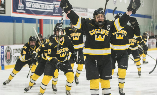 Schmidt’s Overtime Game-Winner Leads Men’s Hockey To MIAC Championship