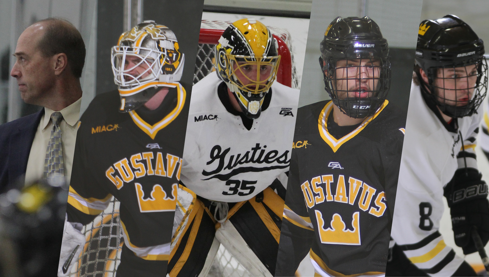 Four Gusties Earn MIAC Men’s Hockey Postseason Awards, Petersen Named Coach Of The Year