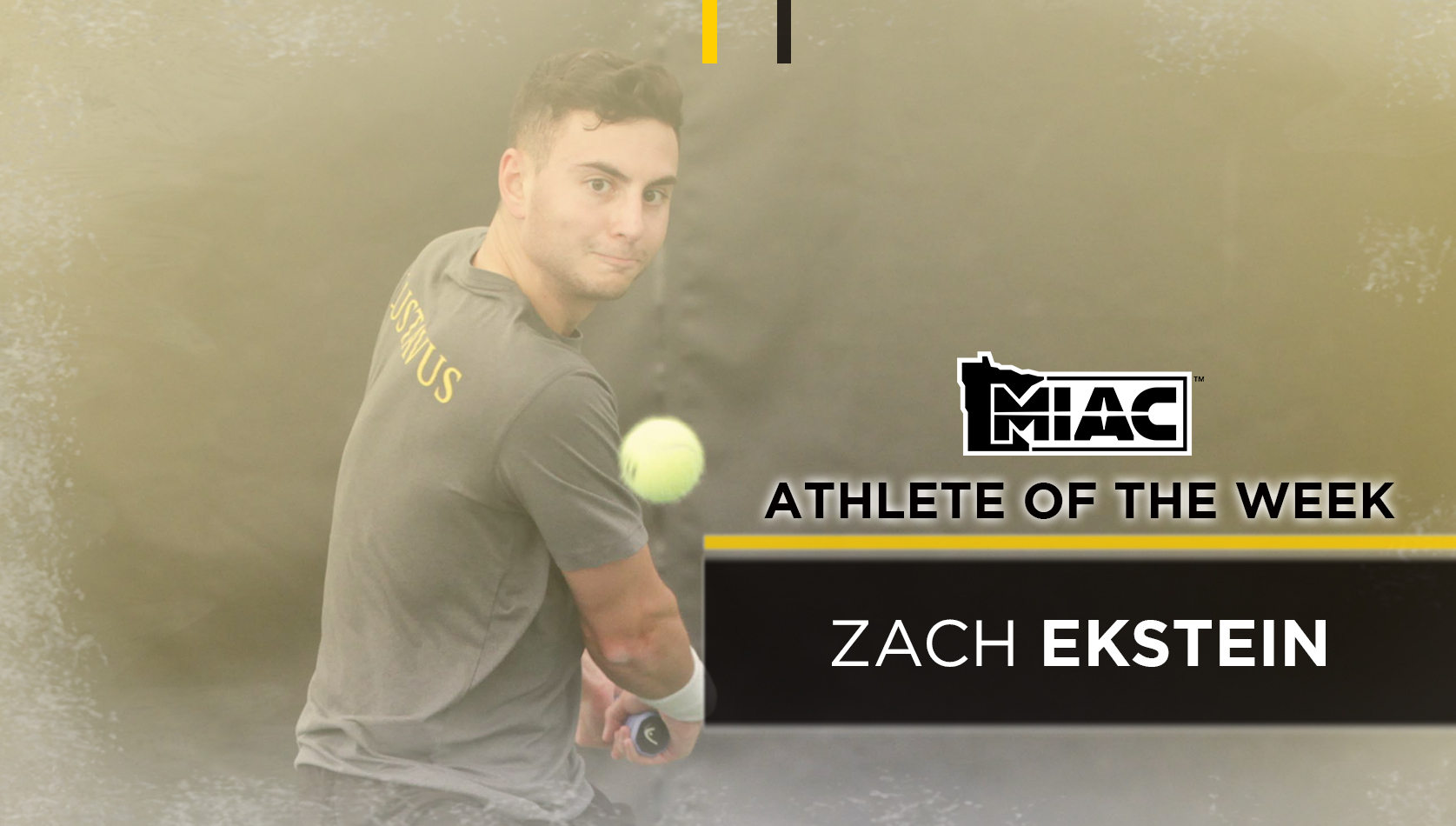 Ekstein Earns MIAC Men’s Tennis Athlete Of The Week Honor