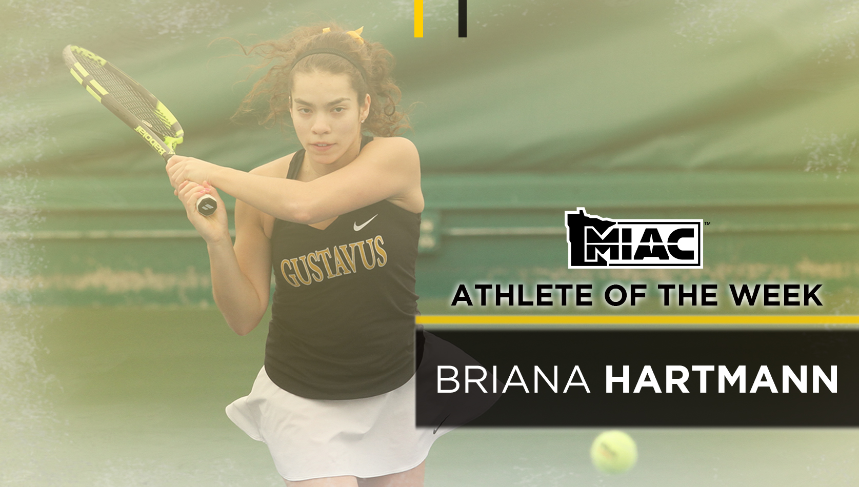 Hartmann Named MIAC Women’s Tennis Athlete Of The Week