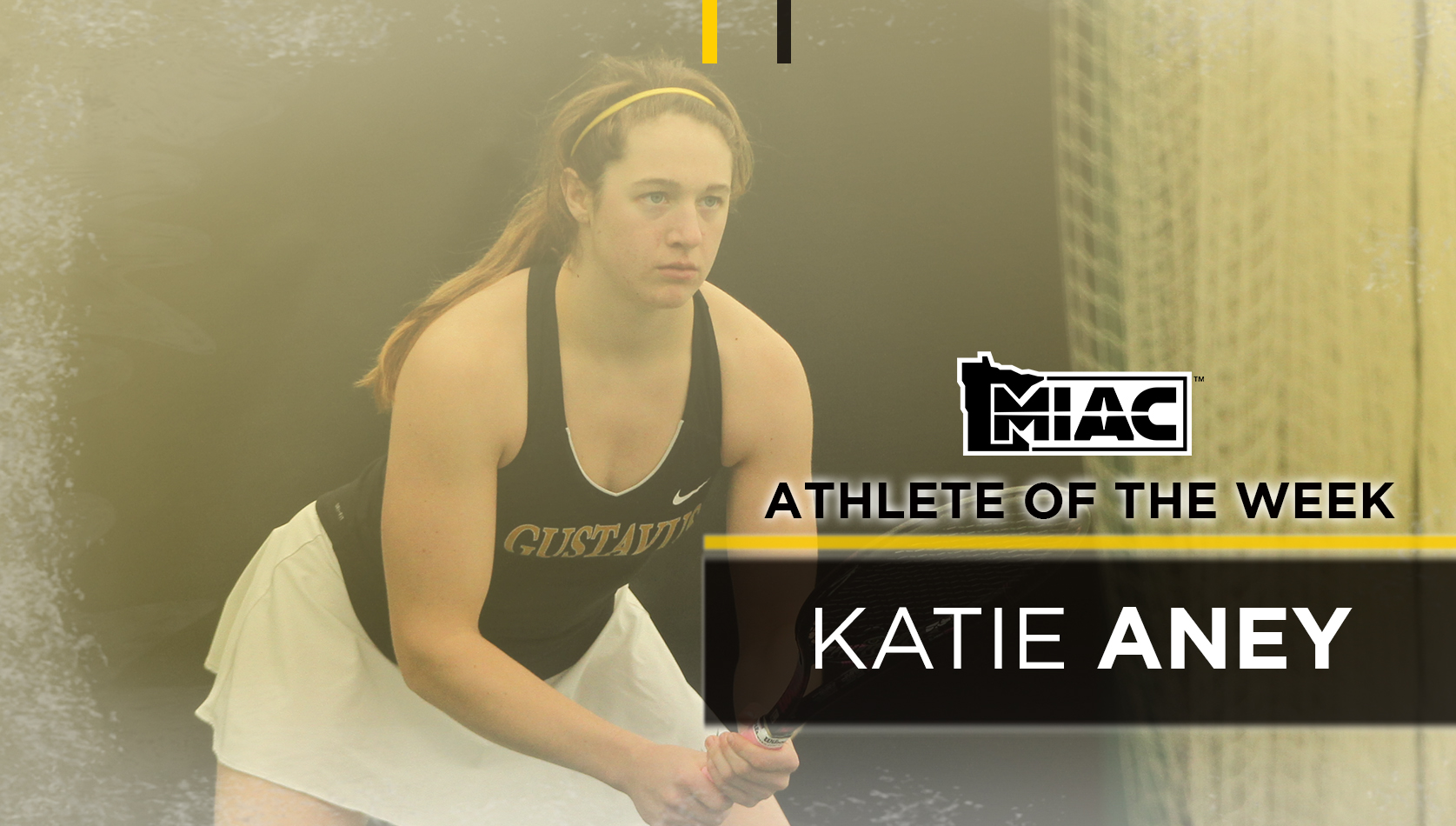 Aney Named MIAC Women’s Tennis Athlete Of The Week