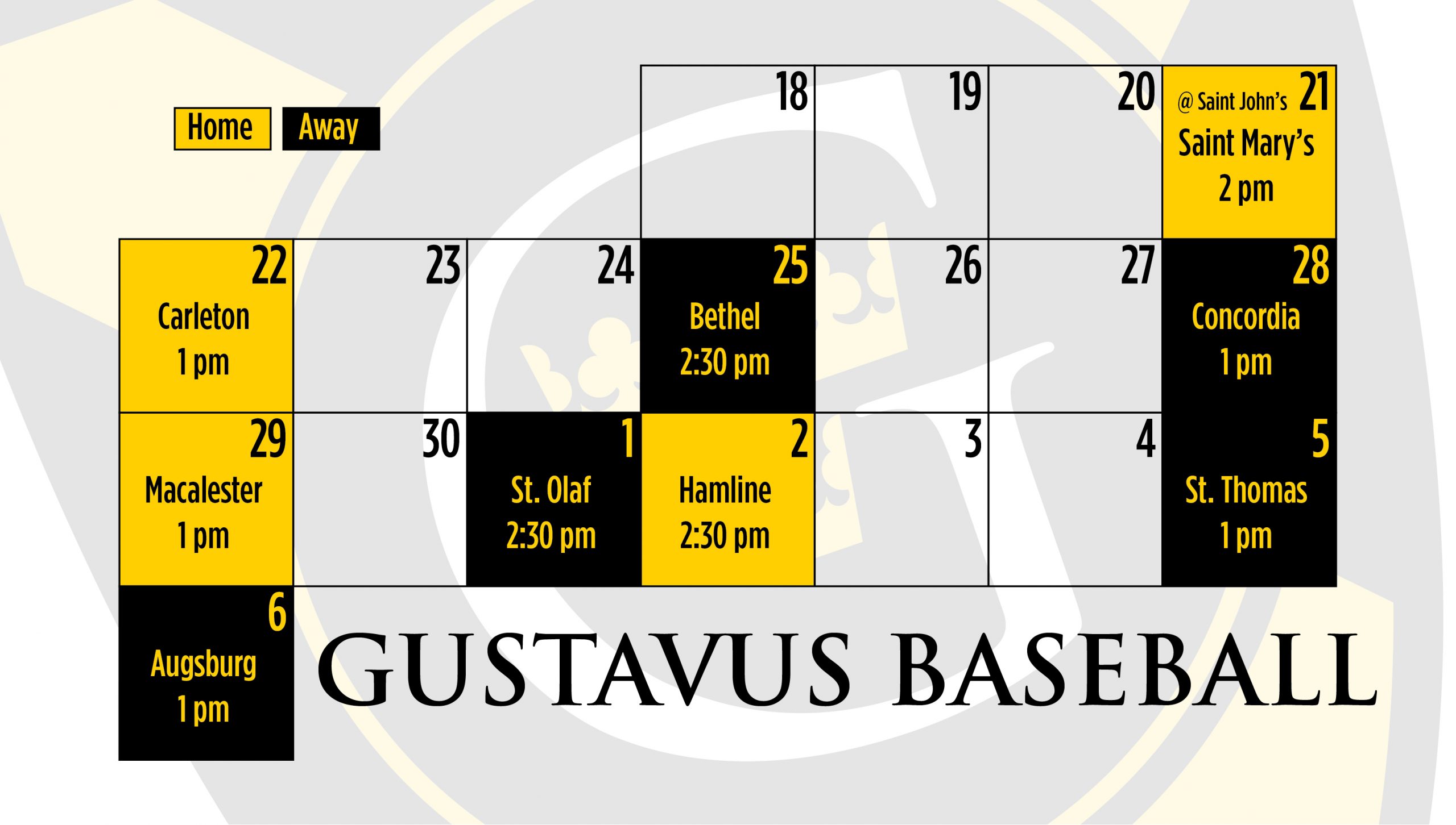 [Thursday Update] MIAC Announces Revised Baseball Schedule, Playoff Format