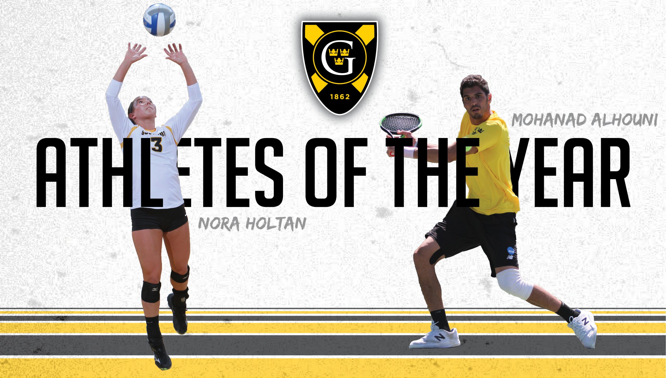 Nora Holtan, Mohanad Alhouni Named 2017-18 Gustavus Athletes of the Year