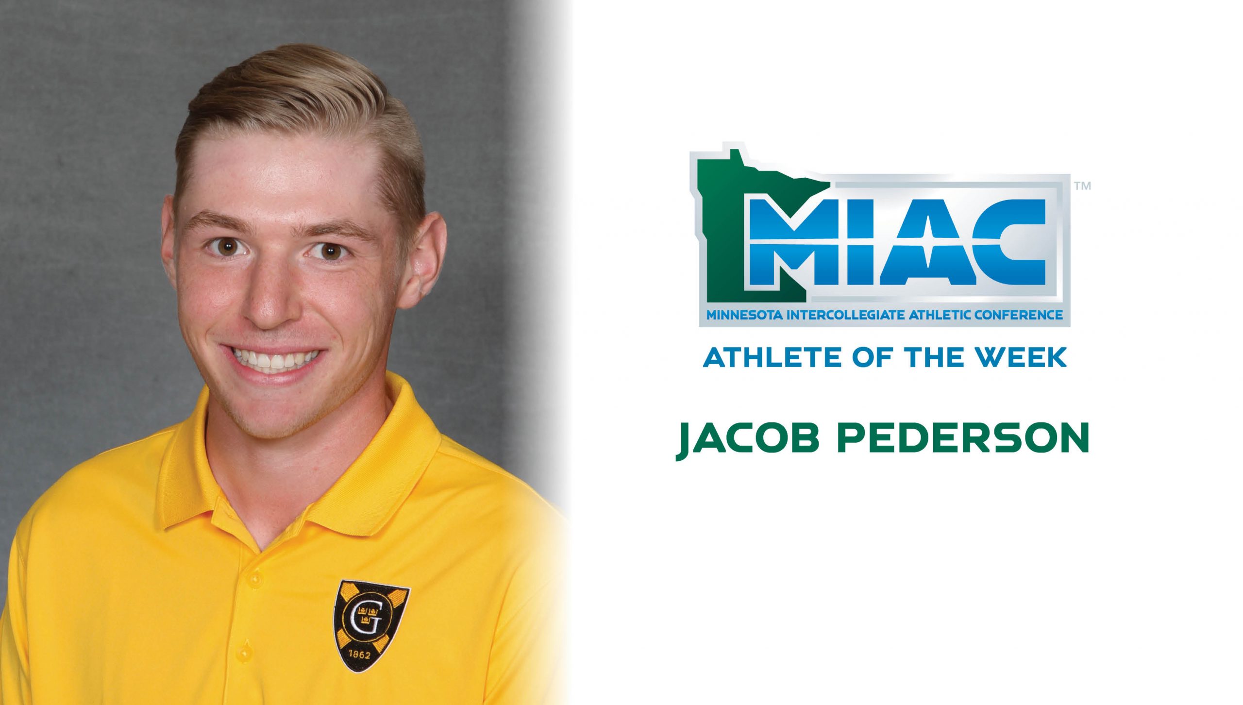 Pederson Named MIAC Men’s Golfer of the Week