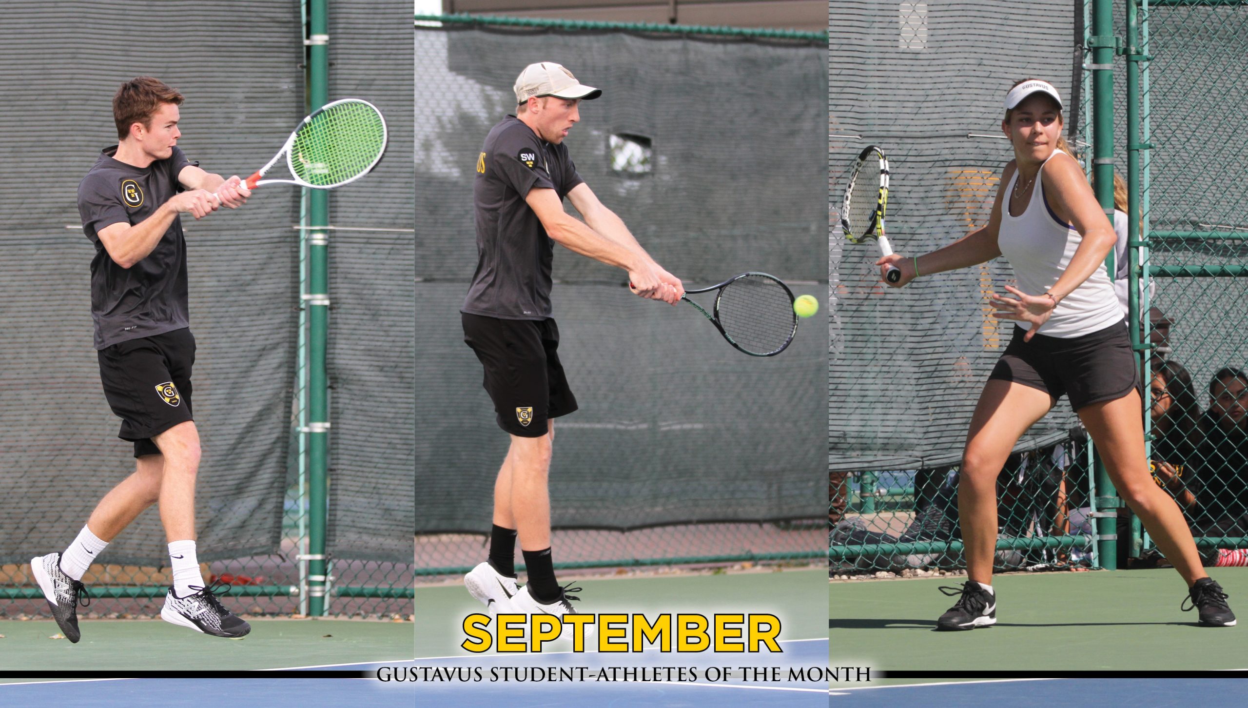 Whaling, Johnson, Valentine Named September Student-Athletes of the Month