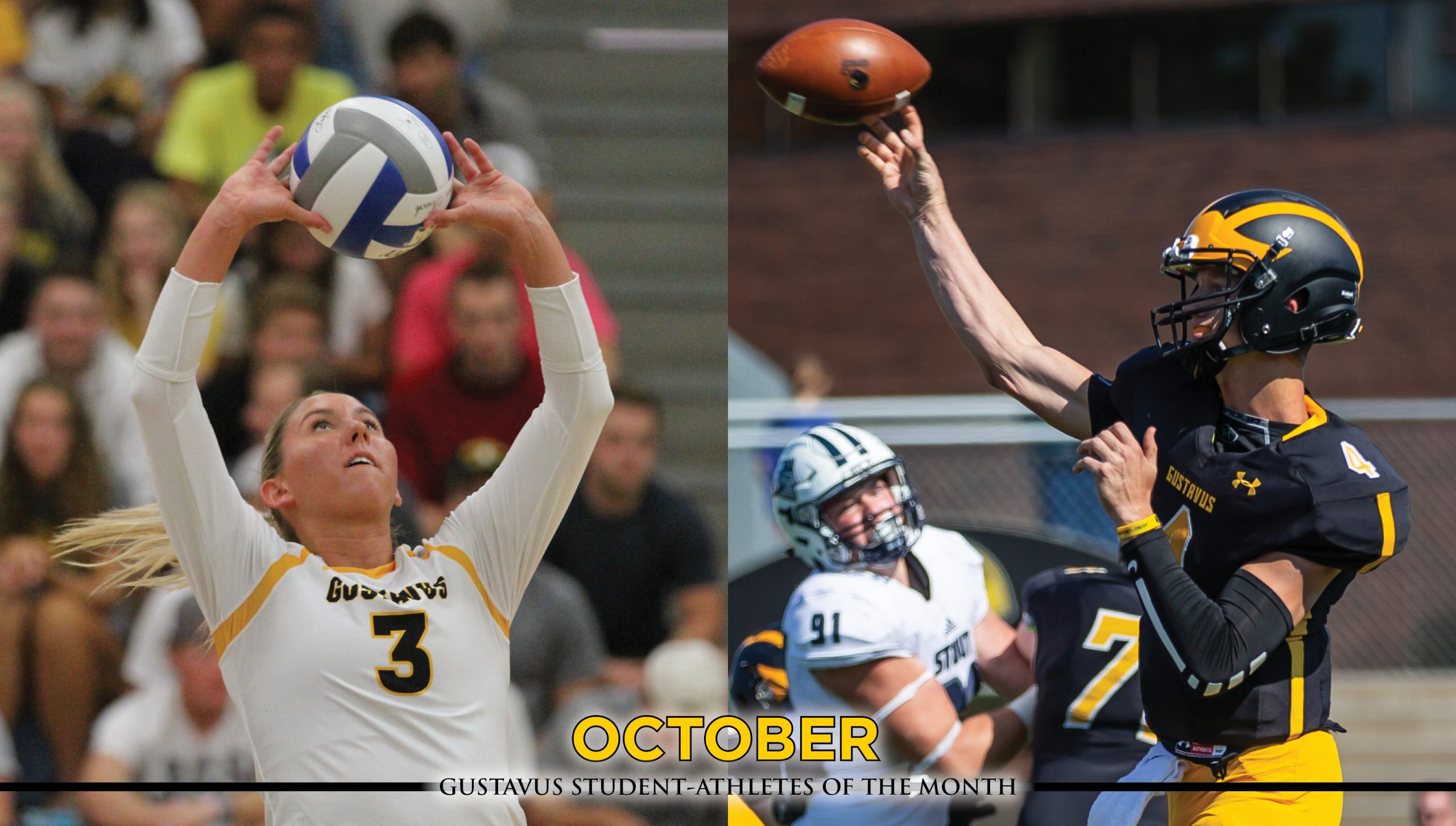 Holtan, Veldman Named October Student-Athletes of the Month