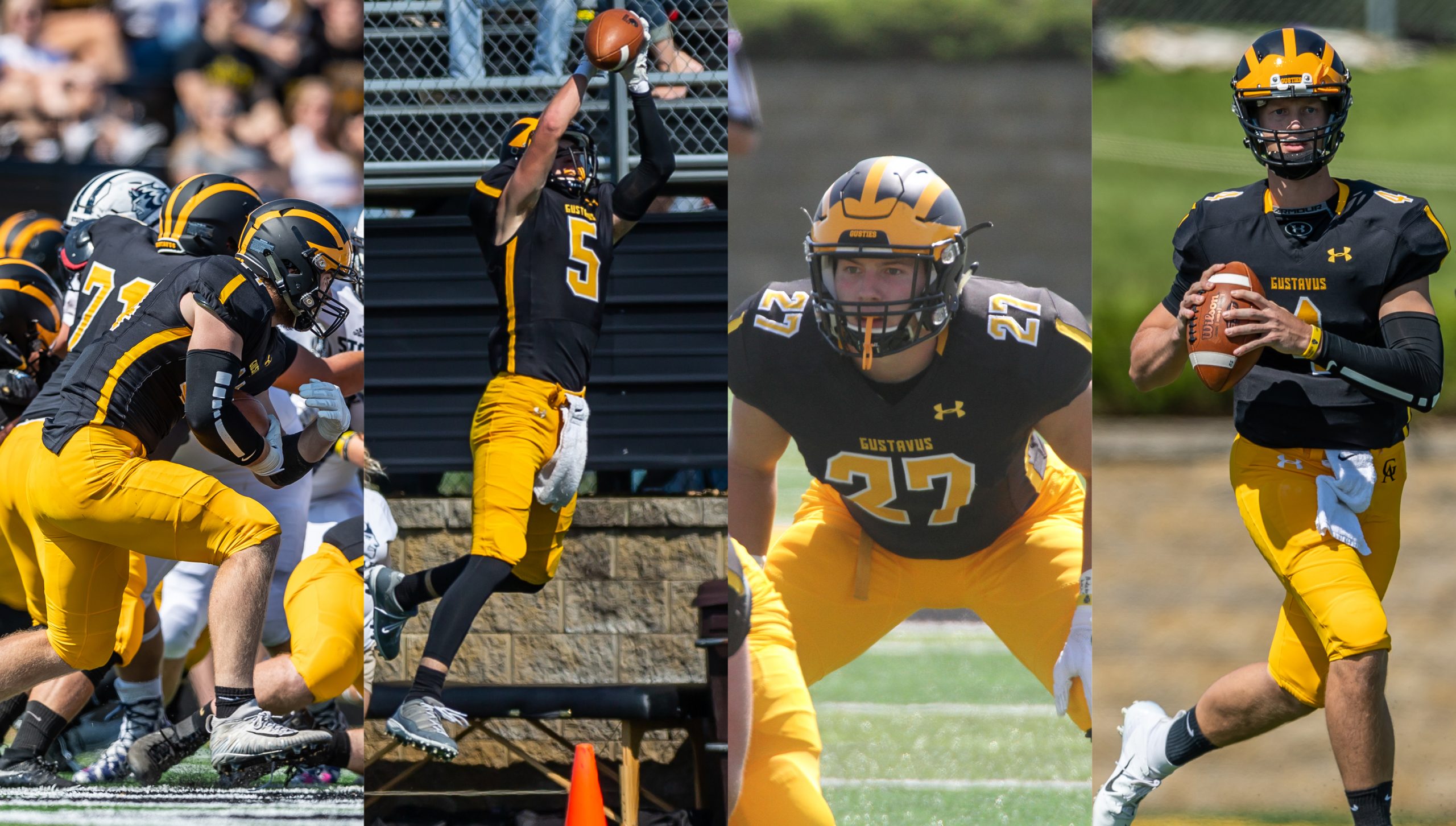 Four Gusties Named MIAC Football First Team All-Conference