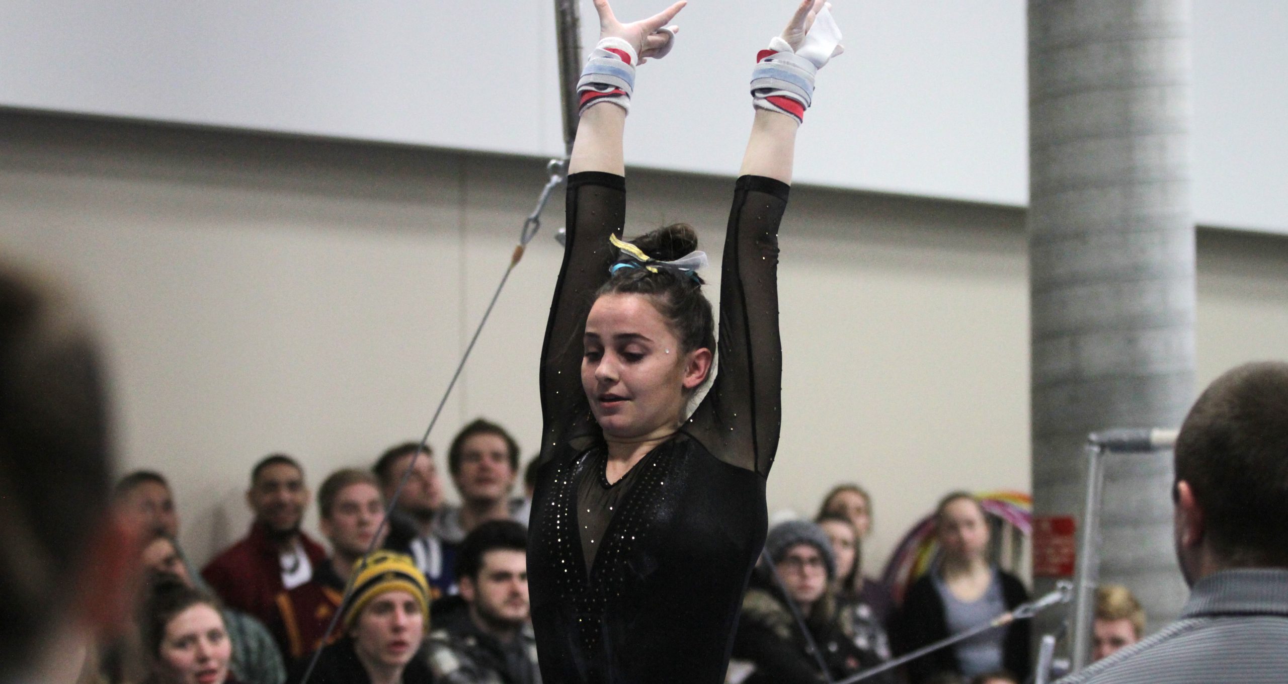 Gymnastics Scores 180.525 at UW-Whitewater Triangular