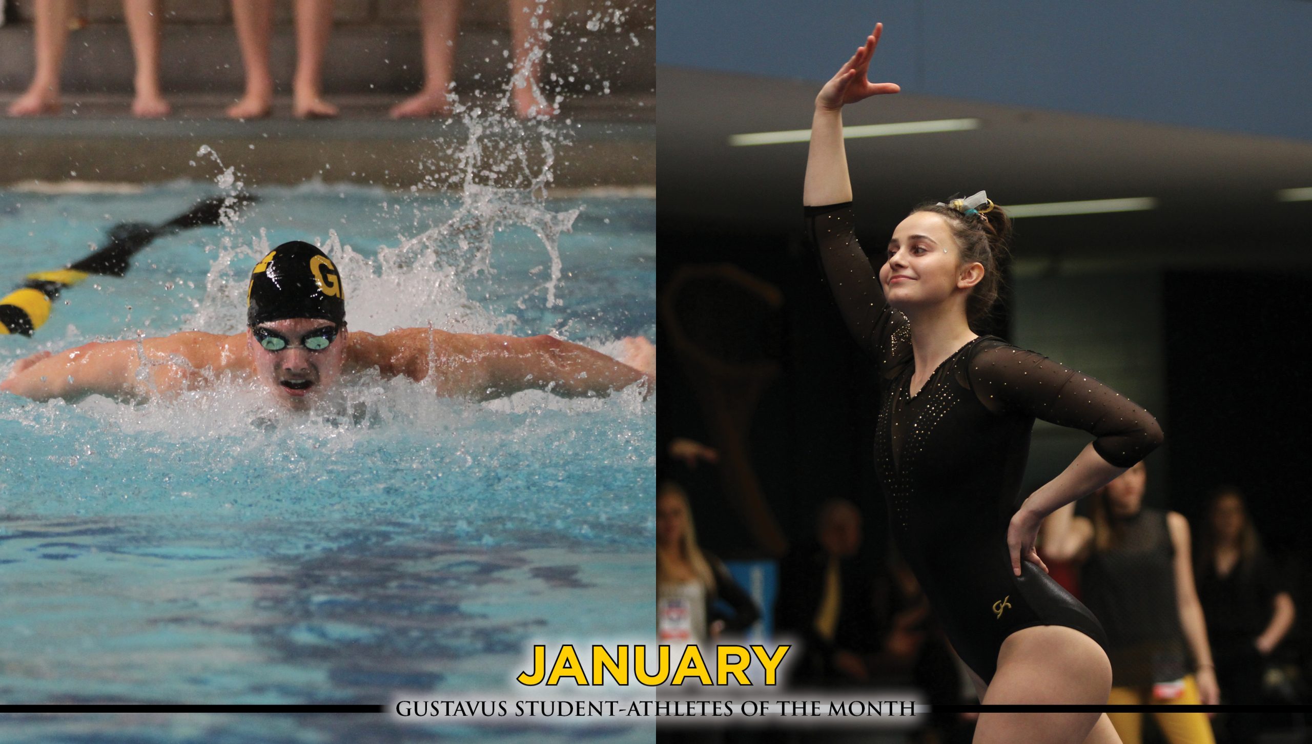 Larson, Malo Named January Student-Athletes of the Month