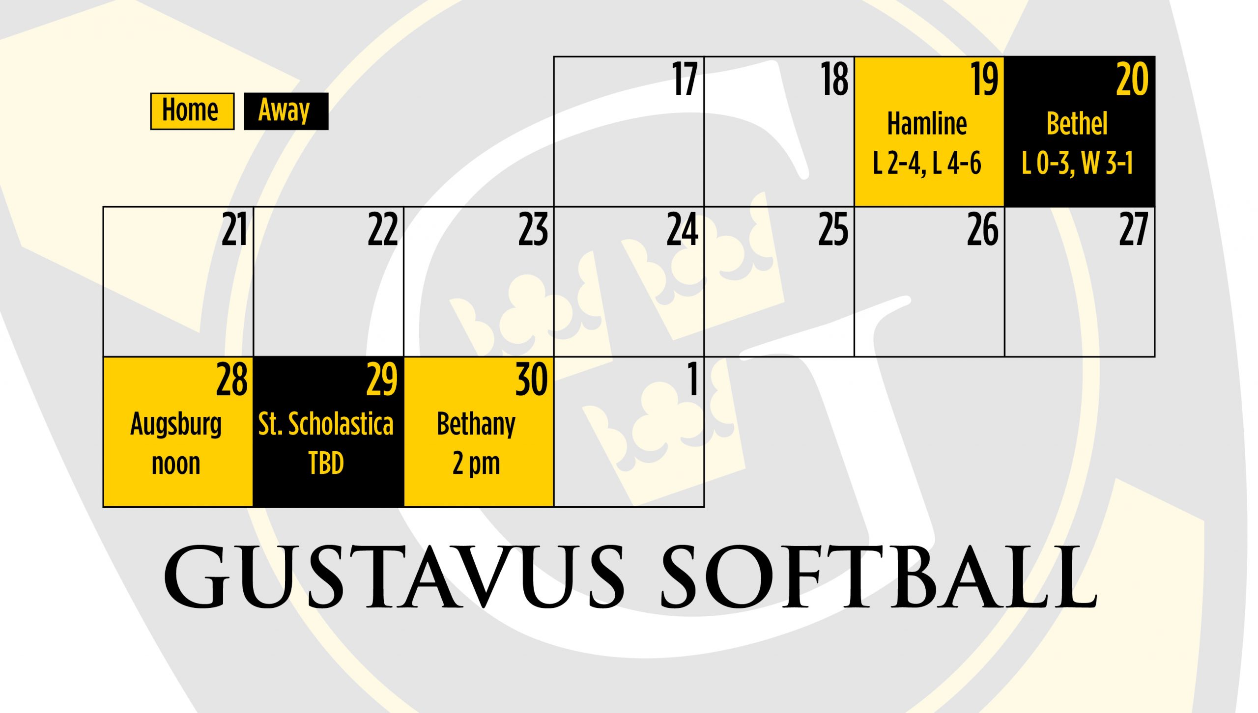 Softball Changes Schedule to Close Out Season