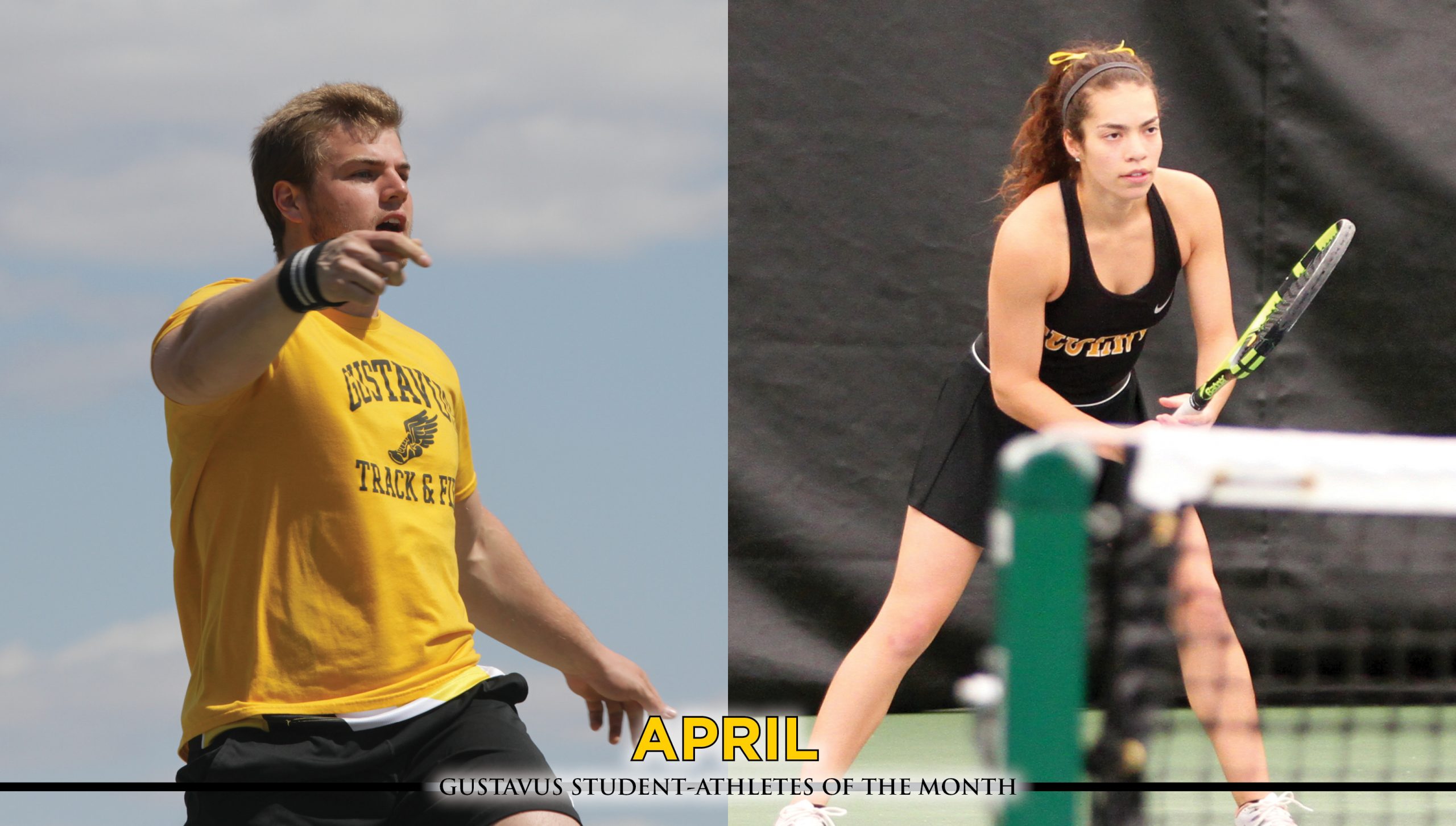 Hensch, Hartmann Named April Student-Athletes of the Month