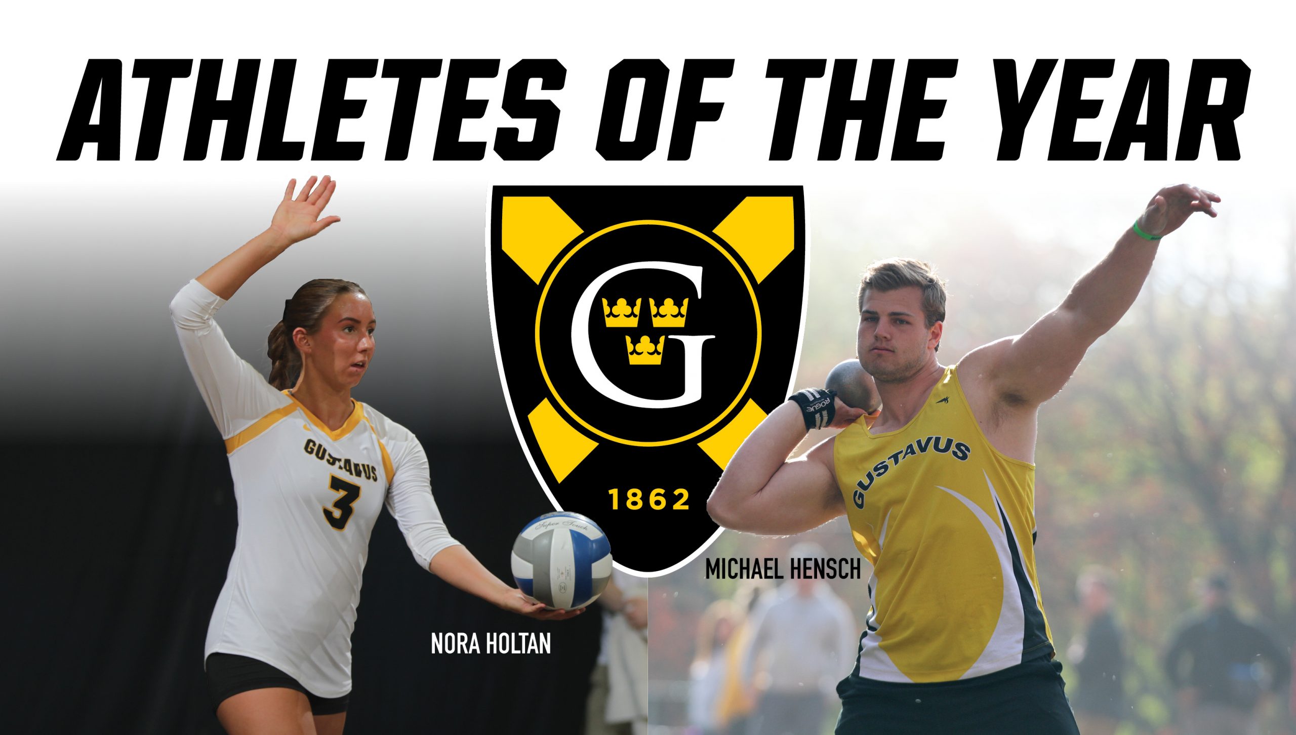 Nora Holtan, Michael Hensch Selected as 2018-19 Gustavus Athletes of the Year