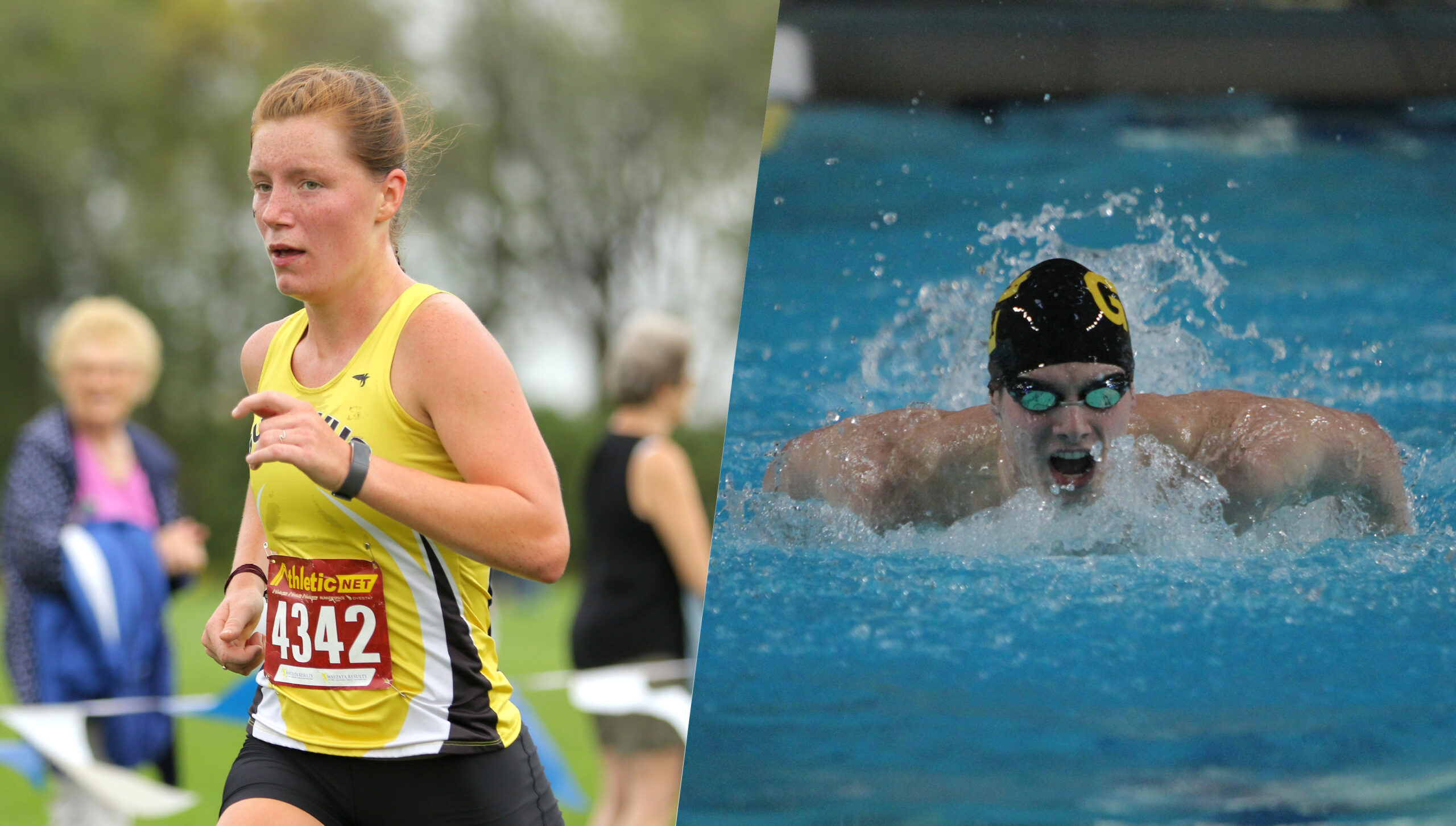 Winter, Larson Named November Student-Athletes of the Month