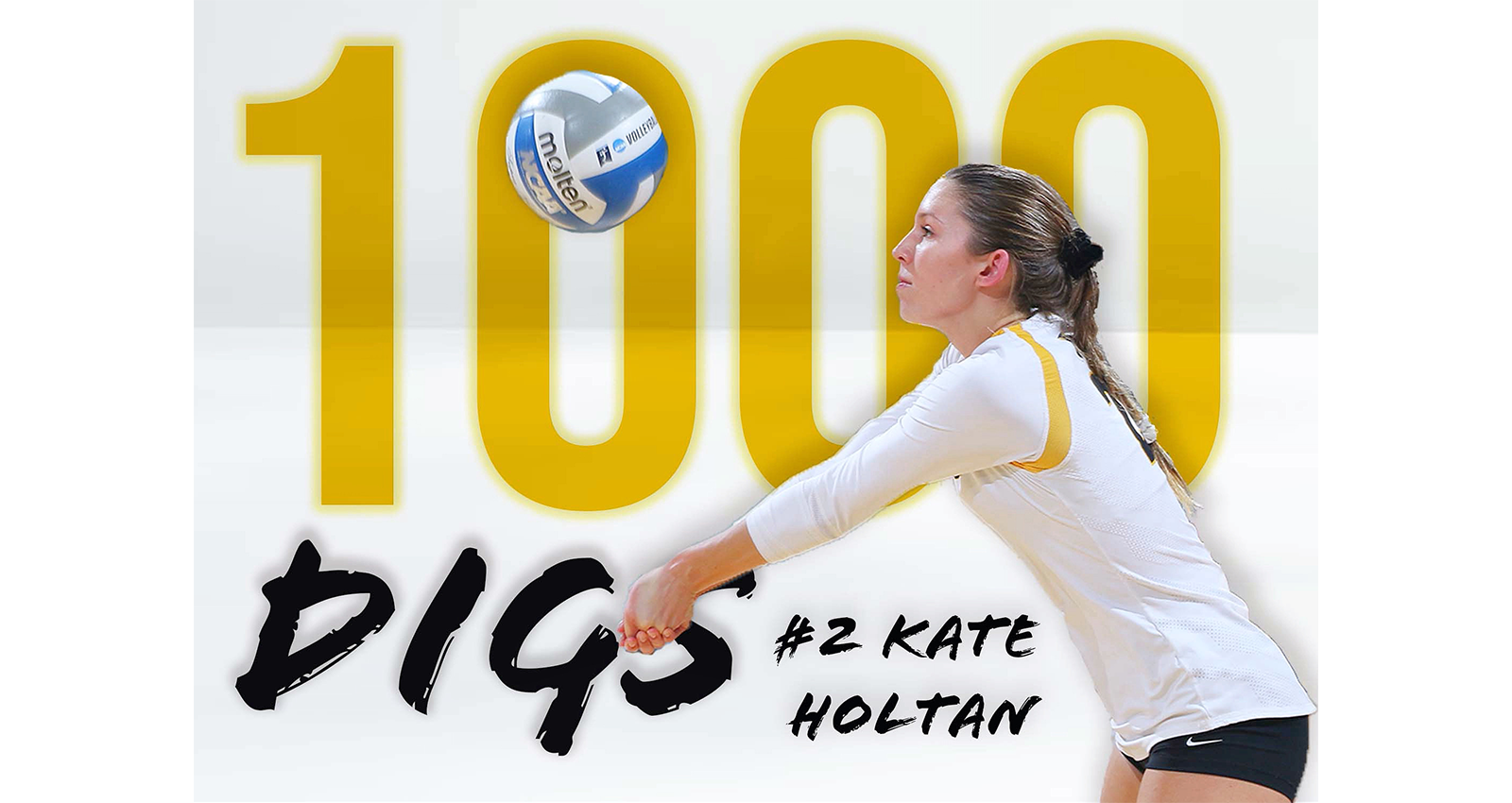 Holtan Gets 1,000th Dig, Volleyball Wins Two