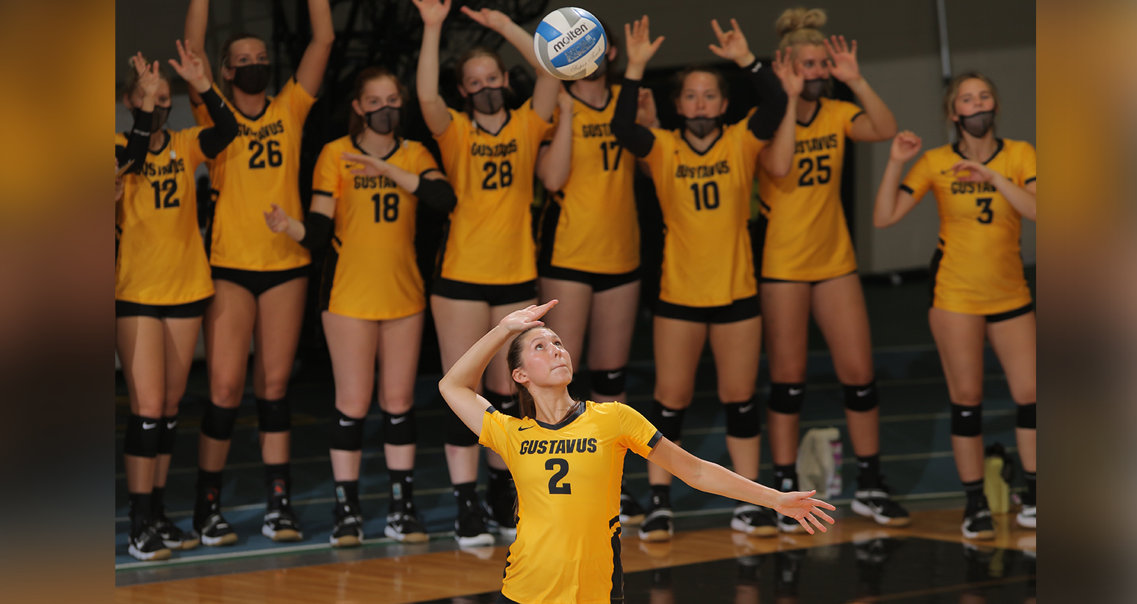 Volleyball Wins Over No. 21 Bethel in Straight Sets