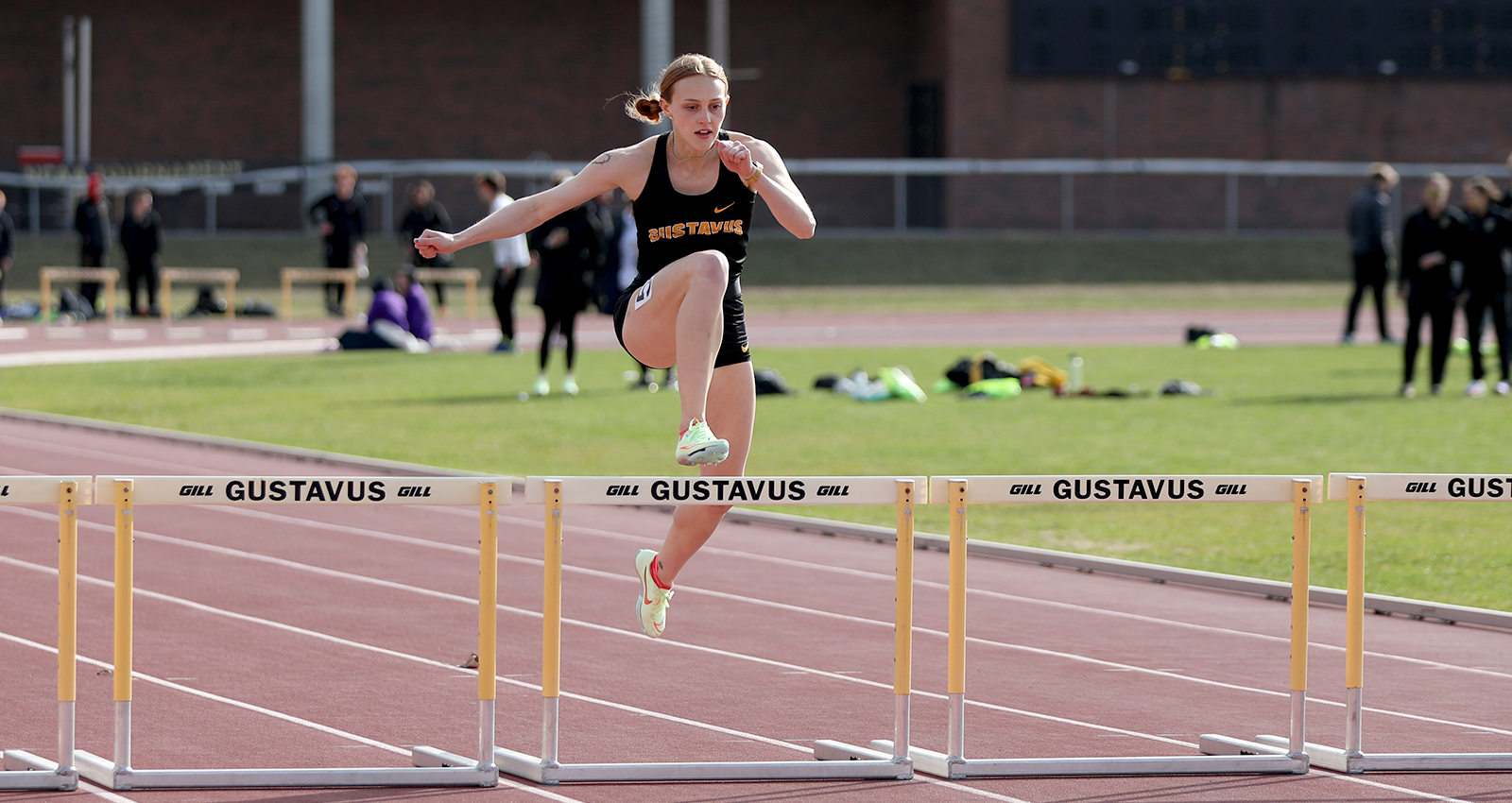 Track and Field Hosts Twilight Meet, Nelson Breaks Stadium Record