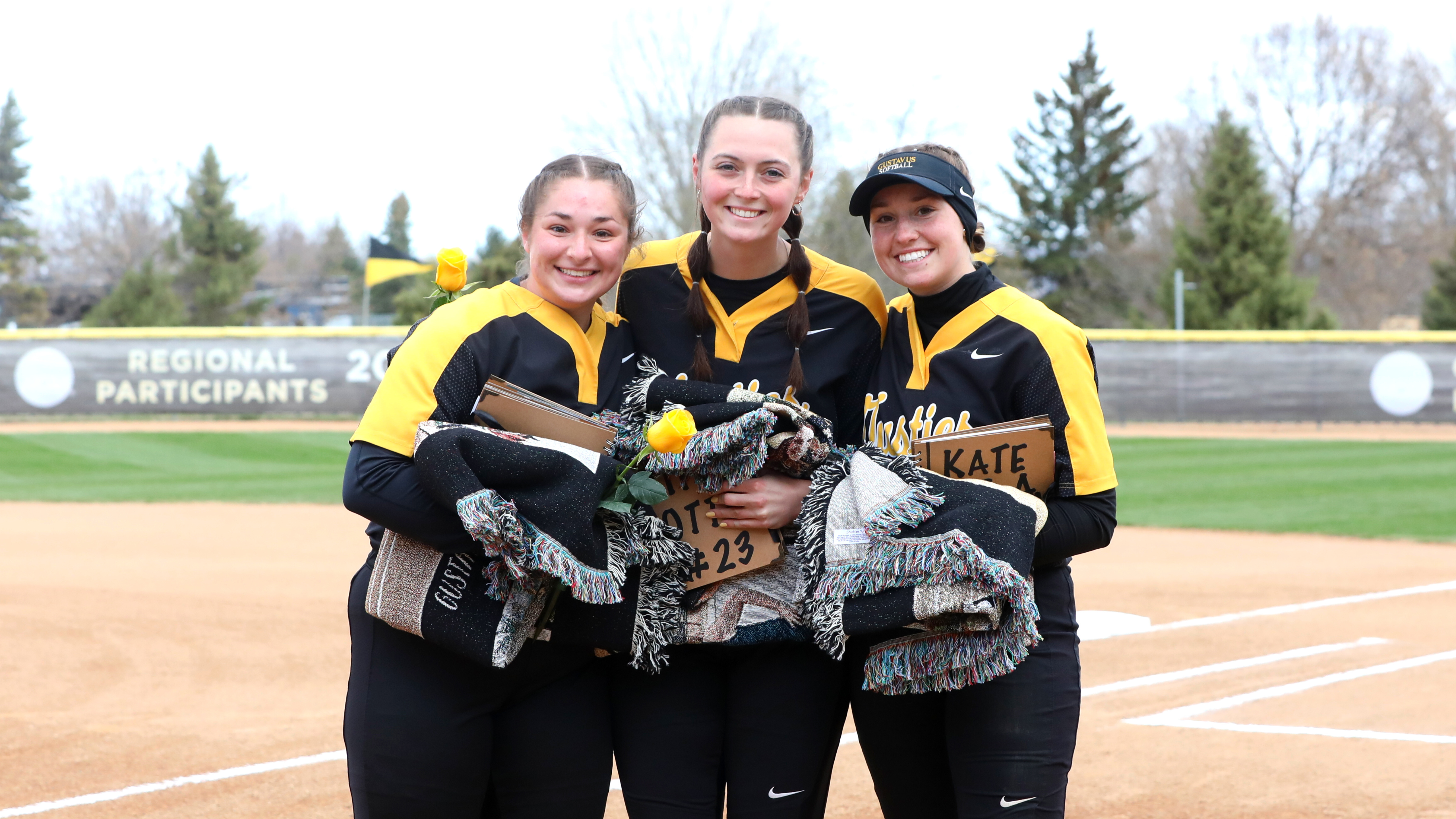 Gusties Win Big on Senior Day